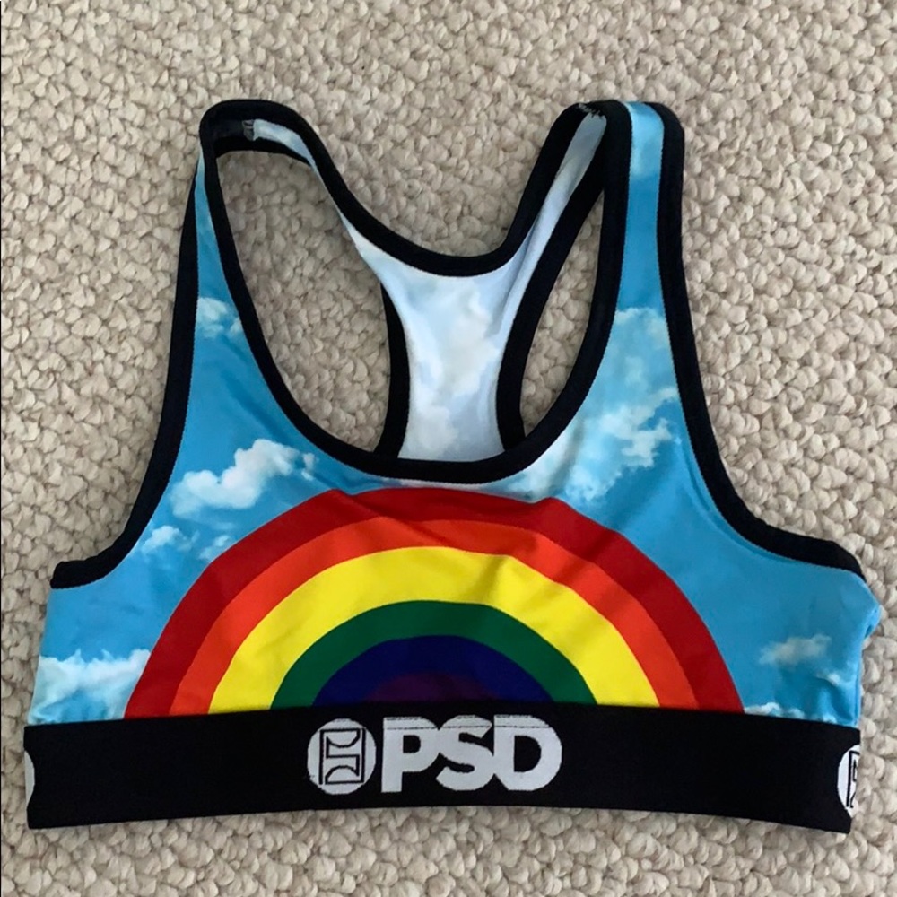 Sports bra.